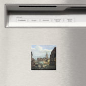 Place des Dominicains, Colmar, 1876 Magnet (In Situ (Geschirrspüler))