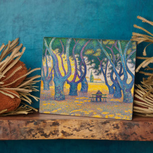 Place des Lices, St. Tropez   Paul Signac   Fotoplatte