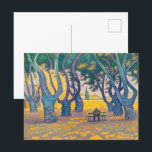 Place des Lices, St. Tropez | Paul Signac | Postkarte<br><div class="desc">Place des Lices,  St. Tropez,  Opus 242 ist ein Gemälde von Paul Signac aus dem Jahr 1893.</div>