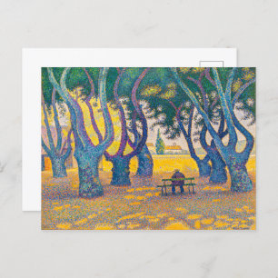 Place des Lices, St. Tropez   Paul Signac   Postkarte