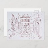 Place des Tanneurs | Aix en Provence, Frankreich Postkarte (Vorne/Hinten)