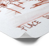 Place des Vosges | Marais, Paris Poster (Ecke)