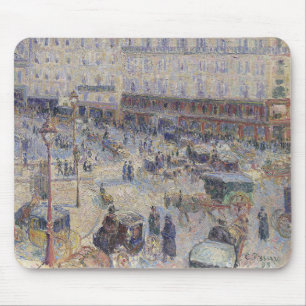 Place du Havre, Paris by Pissarro Mousepad