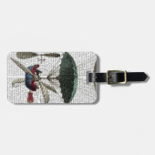 Place Du Louvre Hot Air Ballon Gepäckanhänger (Vorderseite horizontal)