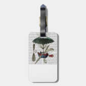 Place Du Louvre Hot Air Ballon Gepäckanhänger (Rückseite vertikal)