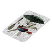 Place Du Louvre Hot Air Ballon Magnet (Linke Seite)