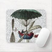 Place Du Louvre Hot Air Ballon Mousepad (Mit Mouse)