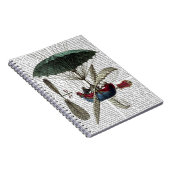 Place Du Louvre Hot Air Ballon Notizblock (Rechte Seite)