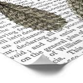 Place Du Louvre Hot Air Ballon Poster (Ecke)