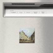 Place du Marche-aux-Fruits, Colmar, 1875 Magnet (In Situ (Geschirrspüler))