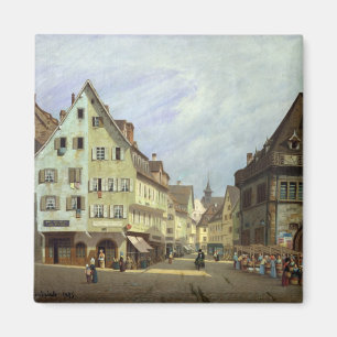 Place du Marken-Zusatz-Frucht, Colmar, 1875 Magnet