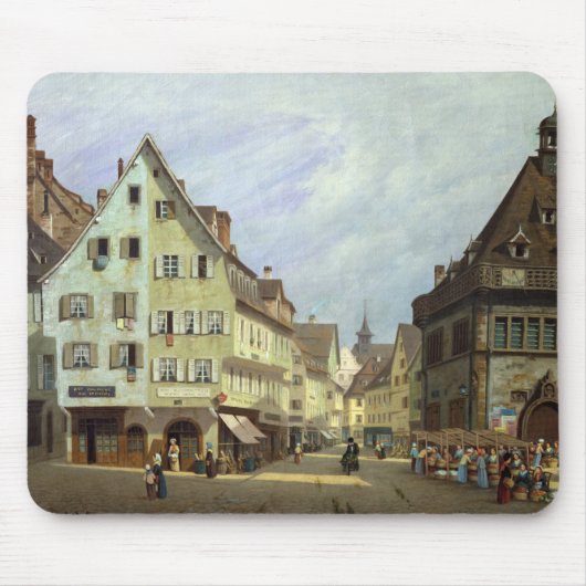 Place du Marken-Zusatz-Frucht, Colmar, 1875 Mousepad (Vorne)