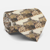 Place du Theater Francais, Paris Rain by Pissarro Krawatte (Gerollt)