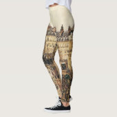 Place du Theater Francais, Paris Rain by Pissarro Leggings (Links)