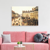 Place du Theater Francais, Paris Rain by Pissarro Leinwanddruck (Insitu (Wohnzimmer))