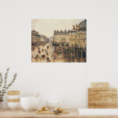 Place du Theater Francais, Paris Rain by Pissarro Poster (Küche)