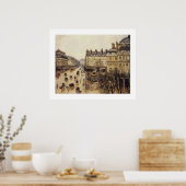 Place du Theater Francais, Rain Poster (Küche)