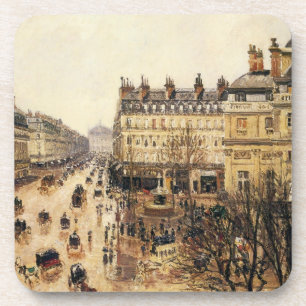 Place du Théâtre Français, Paris Regen von Pissarr Getränkeuntersetzer