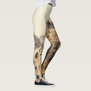 Place du Théâtre Français, Paris Regen von Pissarr Leggings