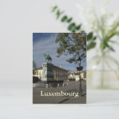 Place Guillaume II, Luxemburg Postkarte (Stehend Vorderseite)