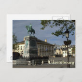 Place Guillaume II, Luxemburg Postkarte (Vorne/Hinten)
