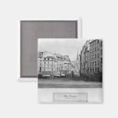 Place Maubert von der Marche des Carmes, Paris Magnet (Vorderseite/Rückseite)