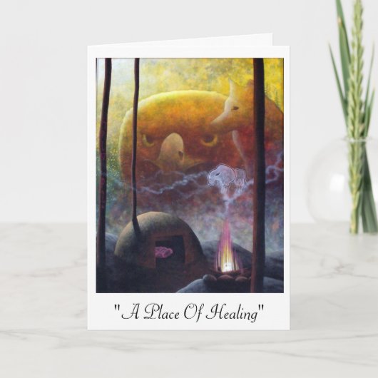 place of healing dankeskarte (Vorderseite)