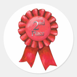 Place Ribbon Award Stickers