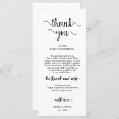 Place Setting Dankeschön, rustikale Landkarten Programm (Vorne/Hinten)