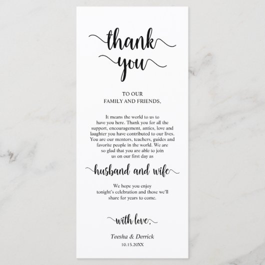 Place Setting Dankeschön, rustikale Landkarten Programm (Vorderseite)