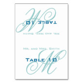 Place Setting Monogram Tischnummer (Vorderseite)