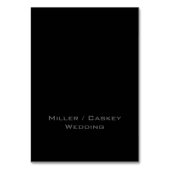 Place Setting Monogram Tischnummer (Rückseite)