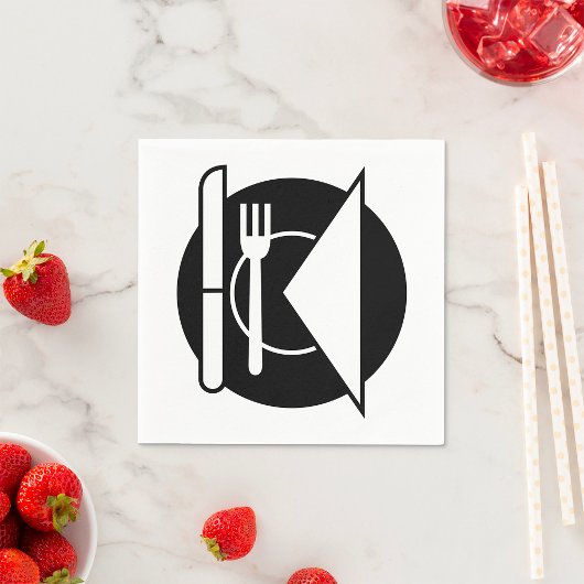 Place Setting Paper Napkins Serviette