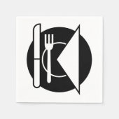 Place Setting Paper Napkins Serviette (Vorderseite)
