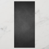 Place Setting Vielen Dank, rustikale Chalkboard Ka Programm (Rückseite)