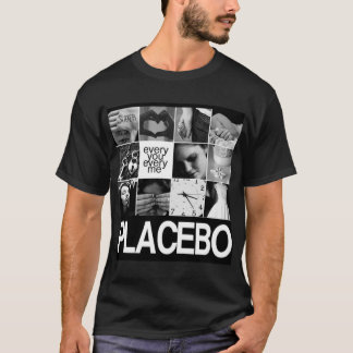 Placebo Schwarzweiß-Foto Collage Brian Molko T-Shirt