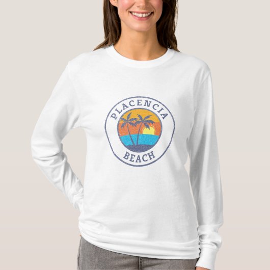 Placencia Beach, Belize verblasster klassischer St T-Shirt (Vorderseite)