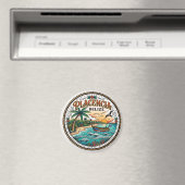 Placencia-Halbinsel Belize Magnet (In Situ (Geschirrspüler))