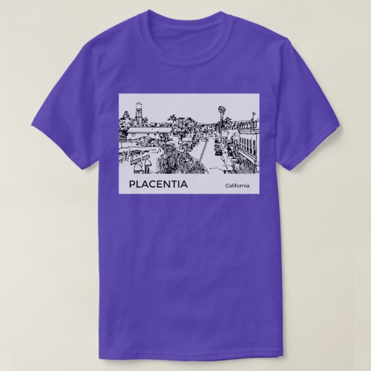 Placentia Kalifornien TShirt (Design vorne)