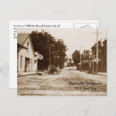 Placerville CA 1908 Postkarte (Vorne/Hinten)