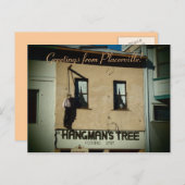 Placerville hängend man alte hängende Stadt Postka Postkarte (Vorne/Hinten)