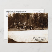 Placerville nach Tahoe1908 Postkarte (Vorne/Hinten)