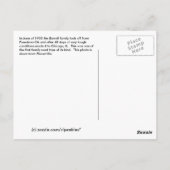 Placerville Postkarte (Rückseite)