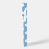 Placid Blue Big Polka Dots iPhone Cover (Rückseite / Links)