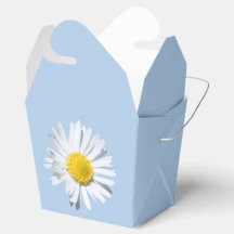 Placid Blue Daisy Gastgeschenk Hochzeit Box