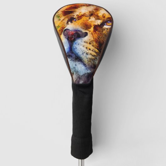 Placid Lion Face Golf Headcover (Vorderseite)