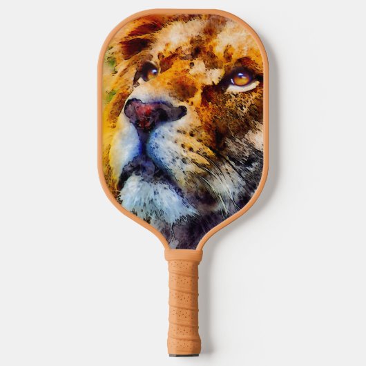 Placid Lion Face Pickleball Schläger (Vorderseite)