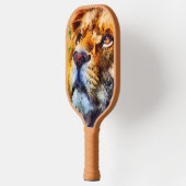 Placid Lion Face Pickleball Schläger (Links)