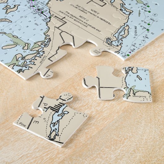 Placida Hafen-Verein-Puzzlespieldiagramm Puzzle (Seite)