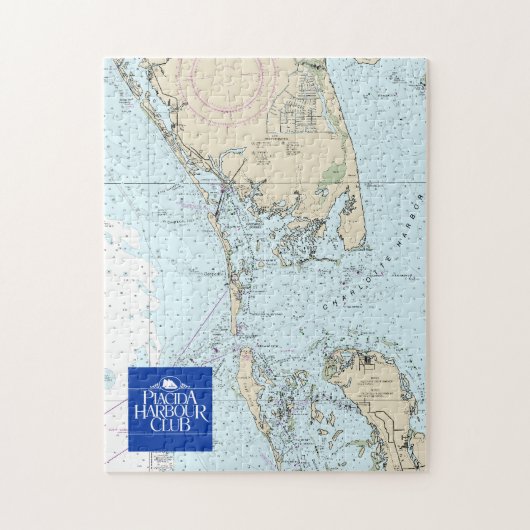 Placida Hafen-Verein-Puzzlespieldiagramm Puzzle (Vertikal)